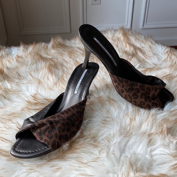Donald Pliner Leopard Print Heels 